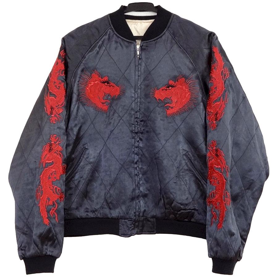 SCRIPT 花旅楽団 獅子柄 スカジャン M、Lサイズ : アメリカの