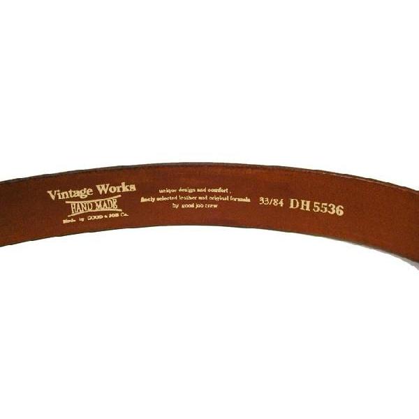 VINTAGE WORKS / ビンテージワークス DH5536 TAN レザーベルト 送料