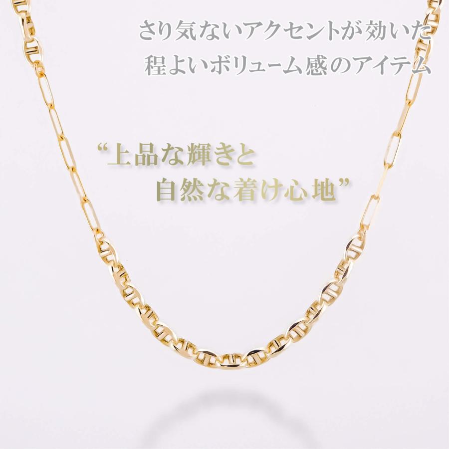 ネックレス チェーン ペーパークリップ 中空スカル ステーション