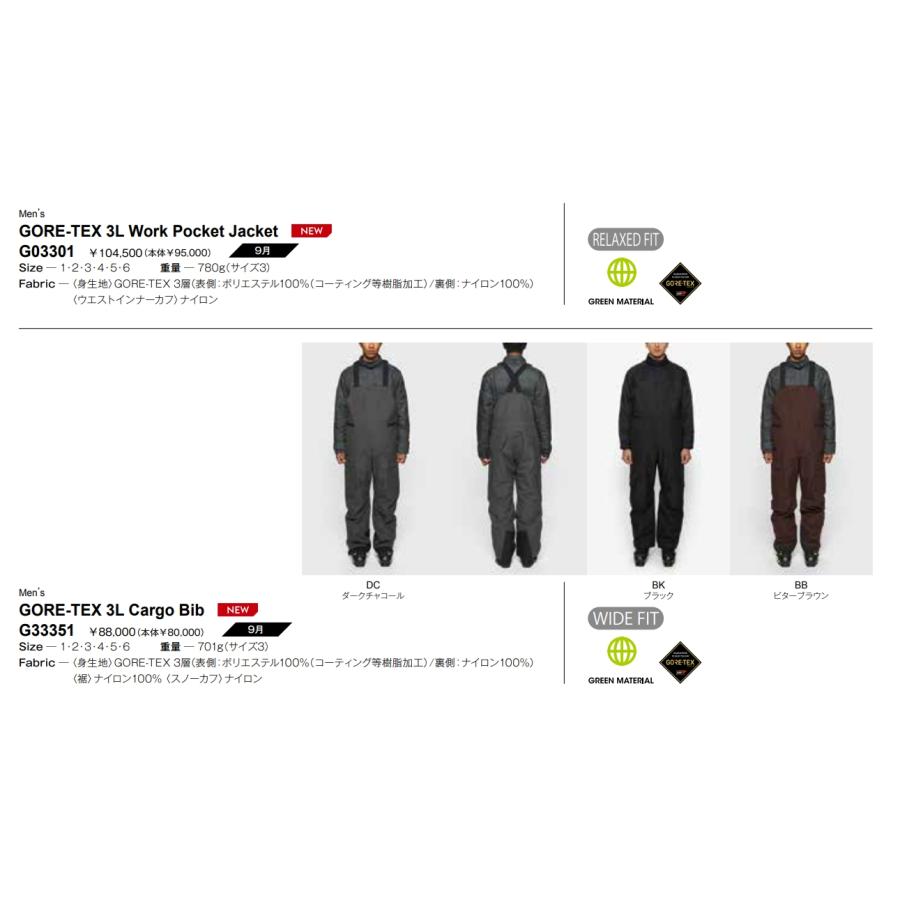 GOLDWIN（ゴールドウイン） スキーウェア 2023 2024 GOLDWIN GORE-TEX