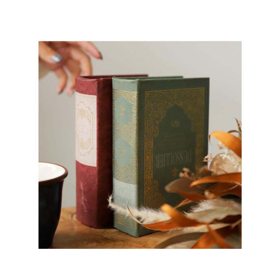 小物入れ ブックボックス 本型 ブック型 収納 収納ボックス レトロ