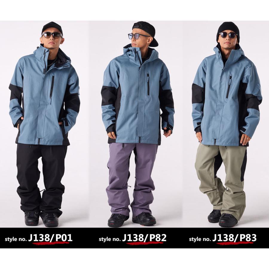 リアリズム スノーボード ウェア メンズ レディース 上下 セット