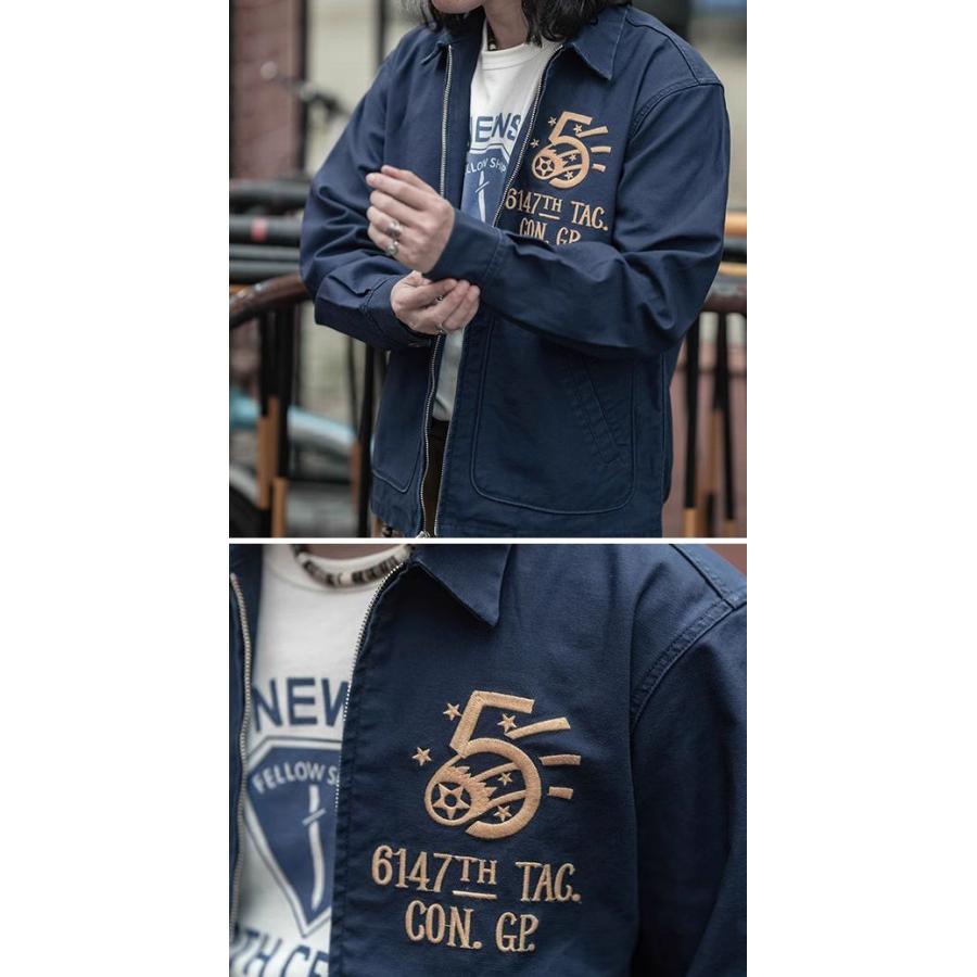 メンズ ミリタリージャケット 刺繍 スーベニアジャケット 第5空軍