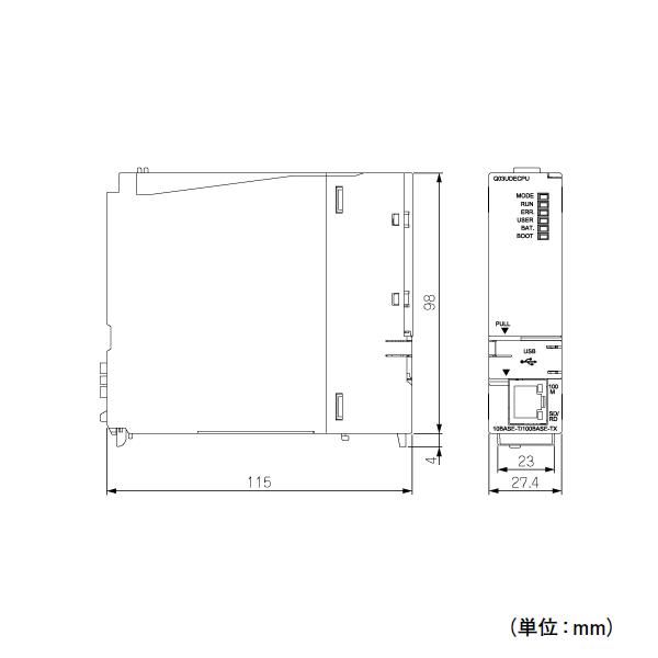 三菱電機（MITSUBISHI ELECTRIC） Q03UDECPU ユニバーサルモデルQCPU Q