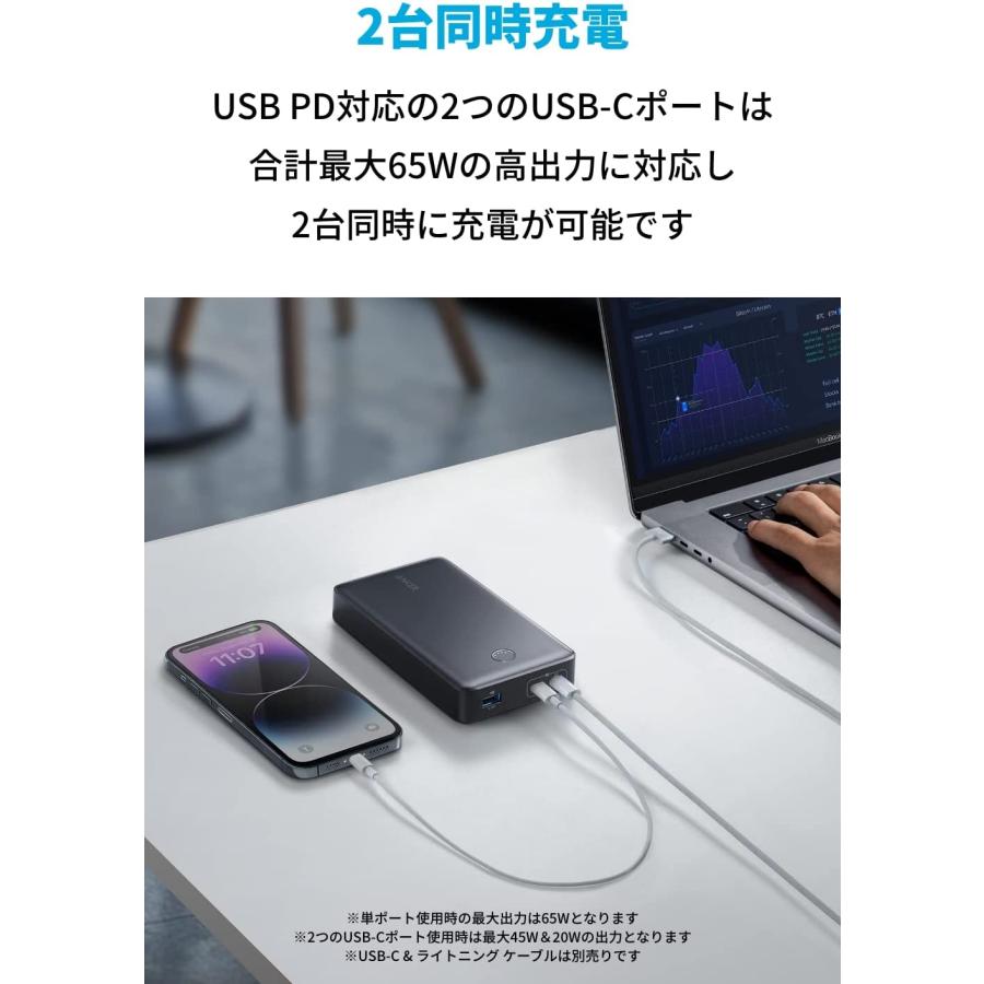 Anker（アンカー） Anker 537 Power Bank (PowerCore 24000, 65W