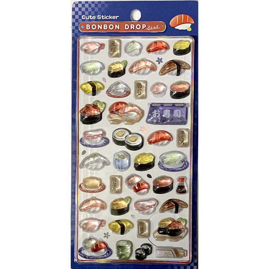 Q-LiA（クーリア） 正規品 ボンボンドロップシール 和柄 シール お寿司