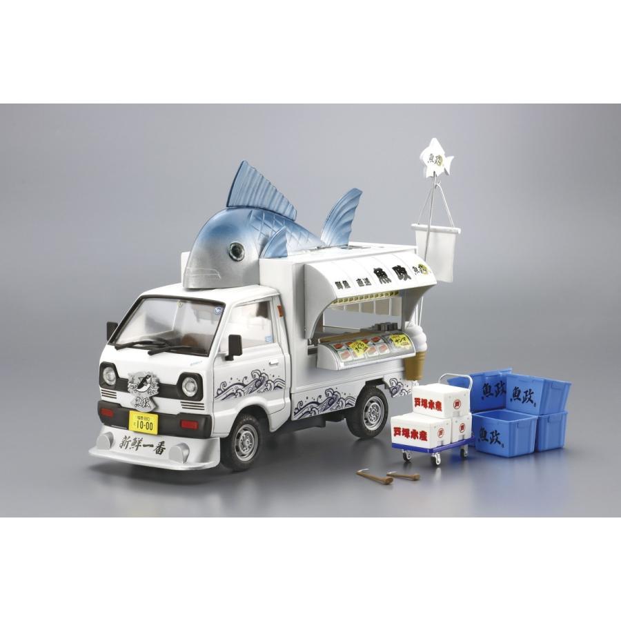 青島文化教材社 アオシマ 1/24 移動販売 No.1 魚屋さん プラモデル