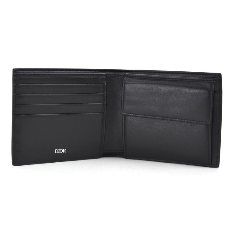 Dior HOMME ディオール 財布 メンズ 二つ折り ディオールオブリーク