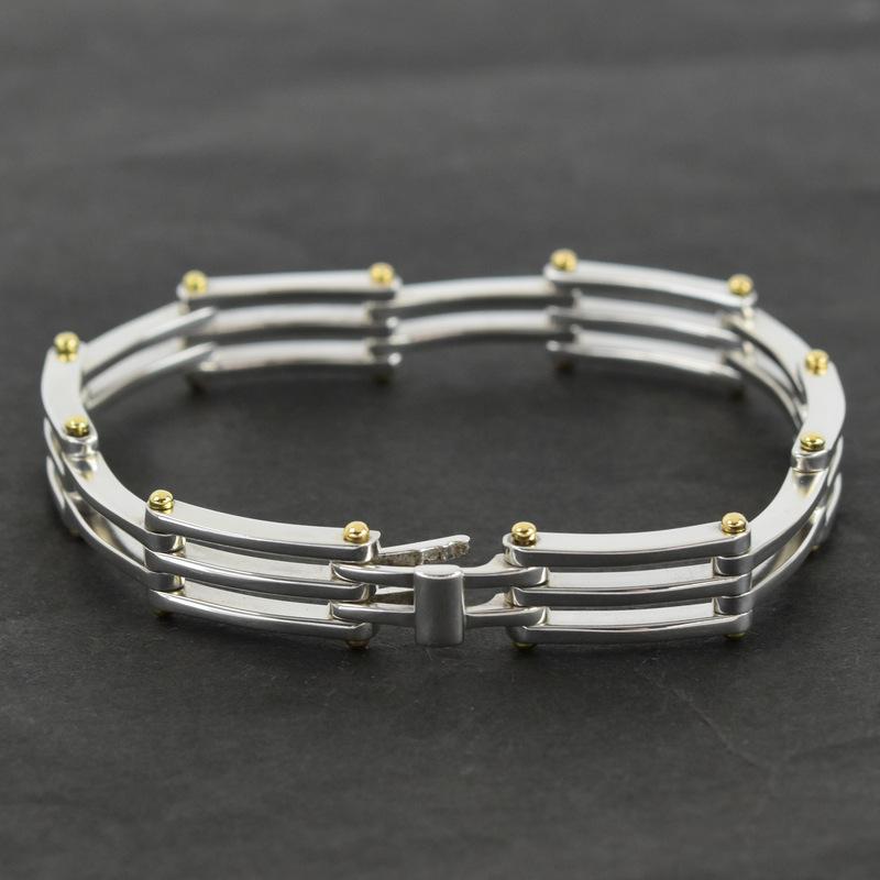 TIFFANY&Co.（ティファニー） ブレスレット SV925×K18YG ゲートリンク