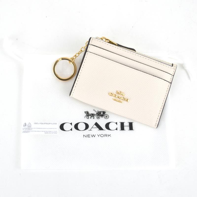 COACH（コーチ） ミニスキニーIDケース 88250 ホワイト チョーク