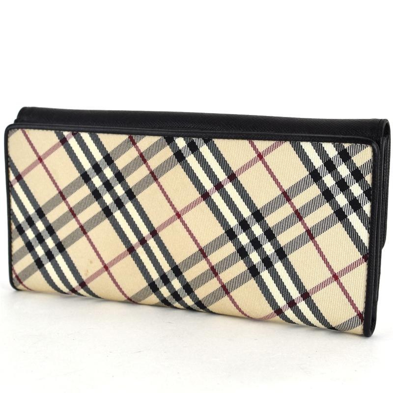 BURBERRY（バーバリー） 財布 ノバチェック 二つ折り長財布 ベージュ