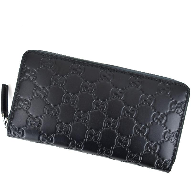 GUCCI（グッチ） 財布 グッチシマ ラウンドファスナー長財布 807987