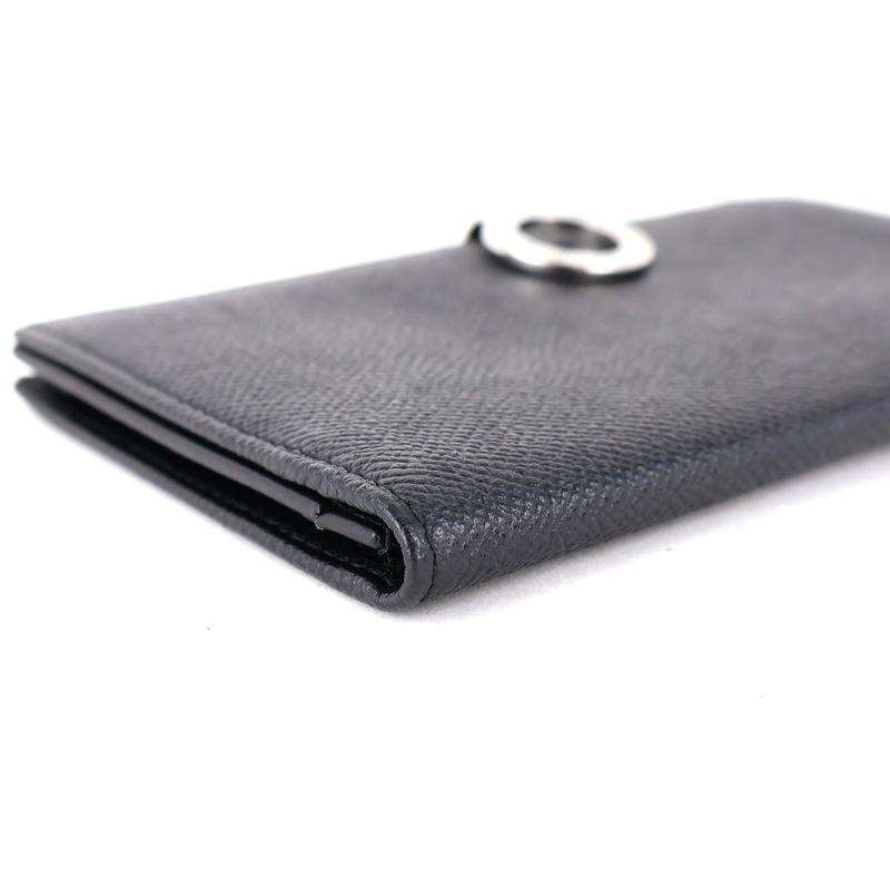 BVLGARI（ブルガリ） 財布 二つ折り長財布 札入れ ロゴクリップ レザー