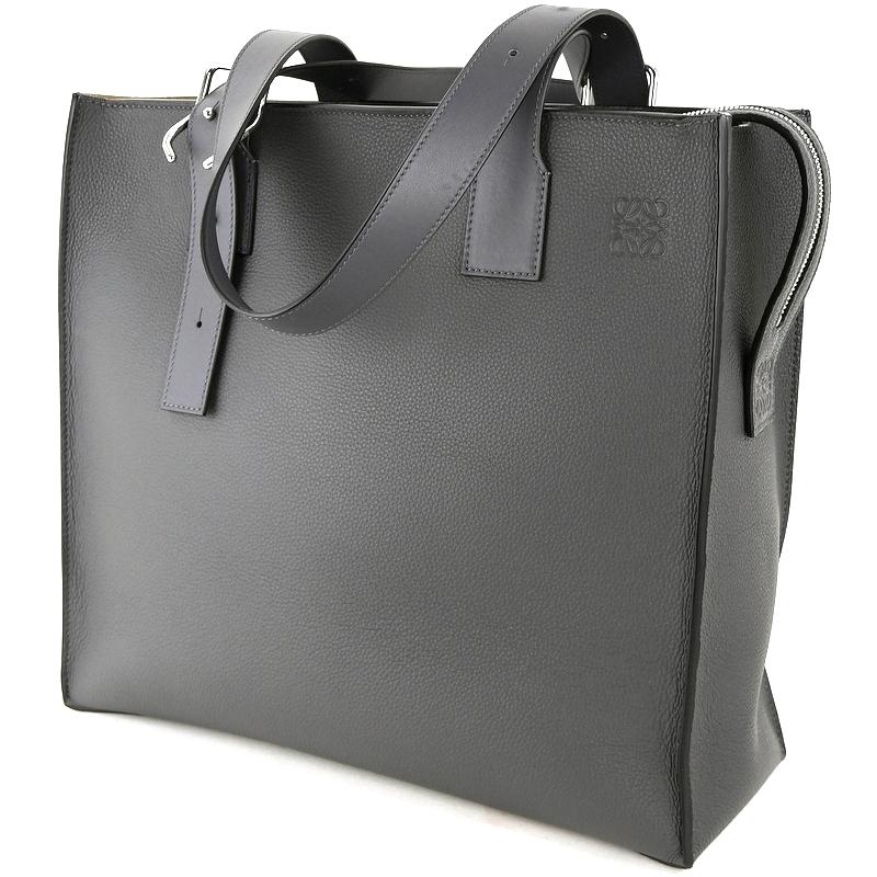 LOEWE（ロエベ） バッグ メンズ 新作 バックルジップトート アンスラ