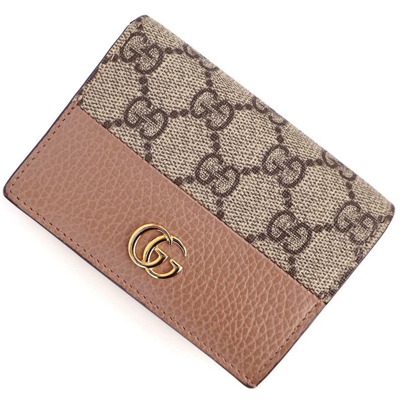 ダブルG グッチ 財布 二つ折り カードケースウォレット ミニウォレット
