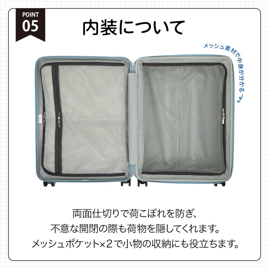 Ace（エース） スーツケース ファームロード エキスパンダブル