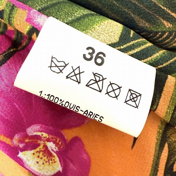 wnc エスカーダ ESCADA ジャケット 36 カーキ系 マルチ 羊革 レザー