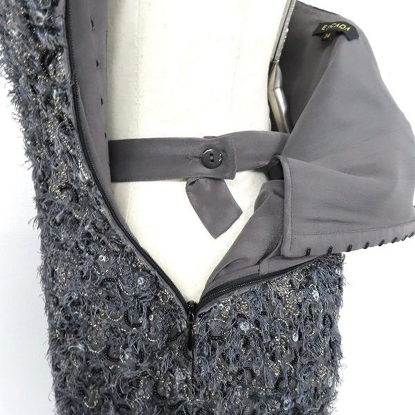 ESCADA（エスカーダ） #snc ワンピース ドレス 34 グレー ビーズ