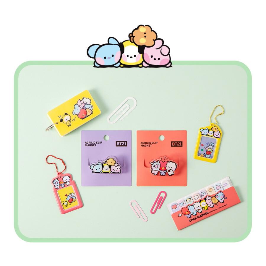 BT21 Acrylic Clip Magnet【公式】アクリルクリップマグネット BT21