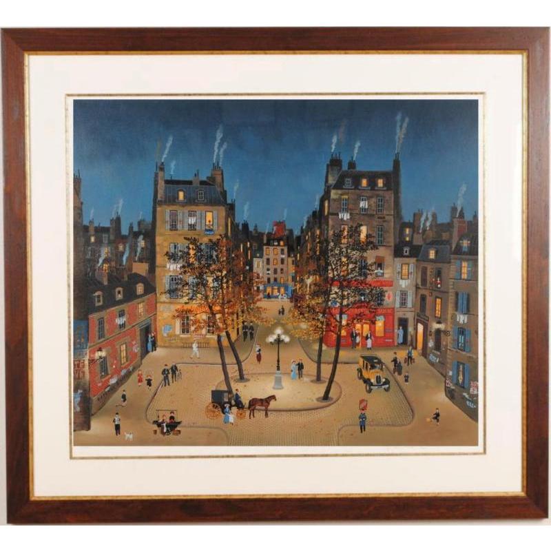 ミッシェル・ドラクロワ Paris I Love パリ 絵画 風景画 インテリア