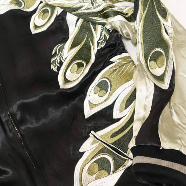 鳳凰刺繍スカジャン リバーシブル 花旅楽団 SCRIPT メンズ レディース