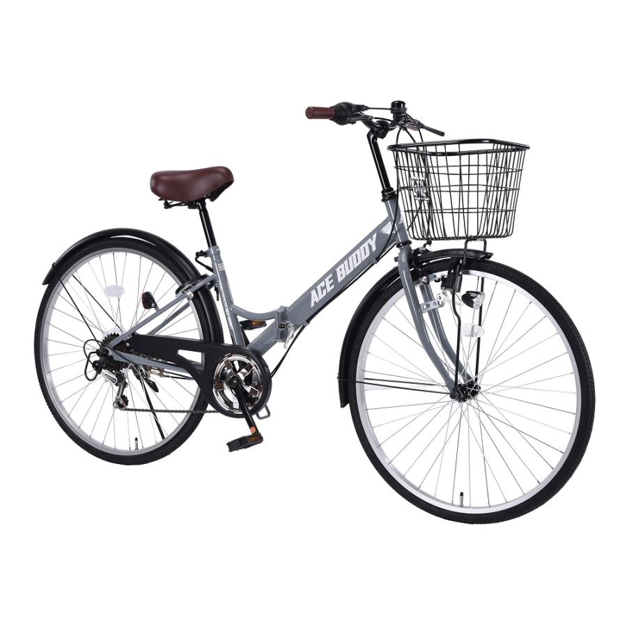 シティサイクル 26インチ シマノ6段変速ギア ママチャリ 自転車