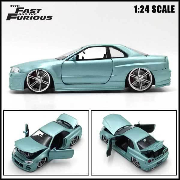 Jada 1/24 ワイルドスピード 箱入り ミニカー BRIAN'S NISSAN SKYLINE