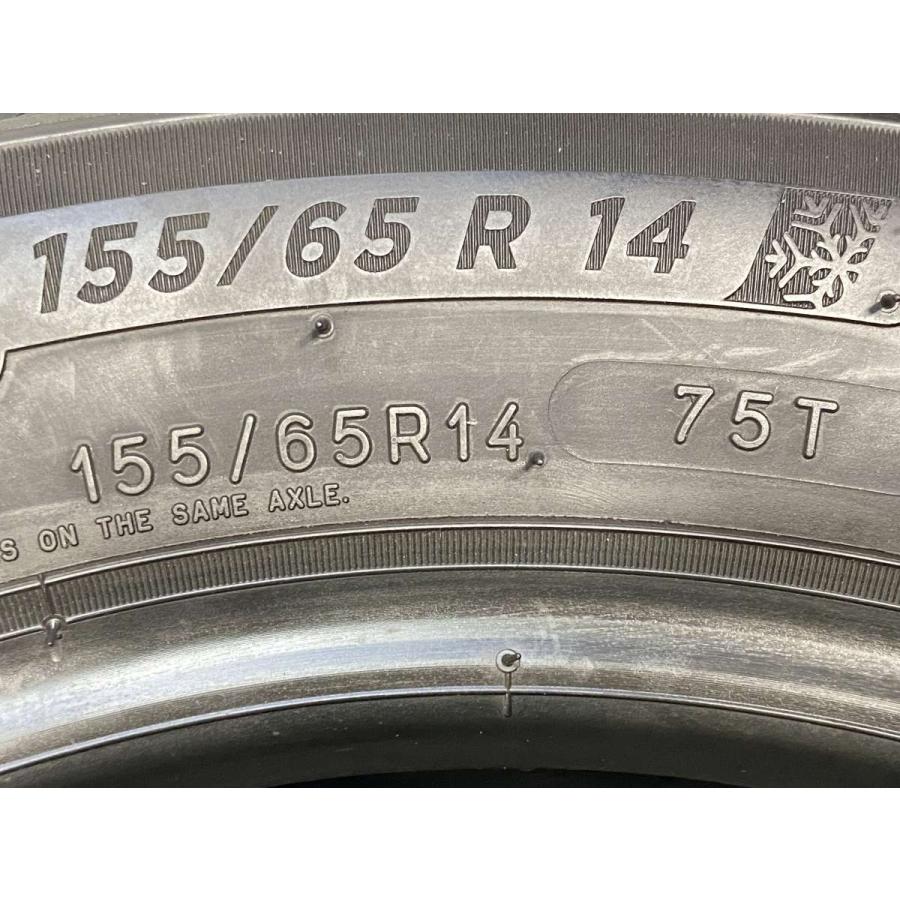 ミシュラン（MICHELIN） 中古タイヤ スタッドレスタイヤ 2本セット 155