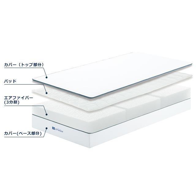 エアウィーヴ（airweave） ベッドマットレス S01 シングル マットレス
