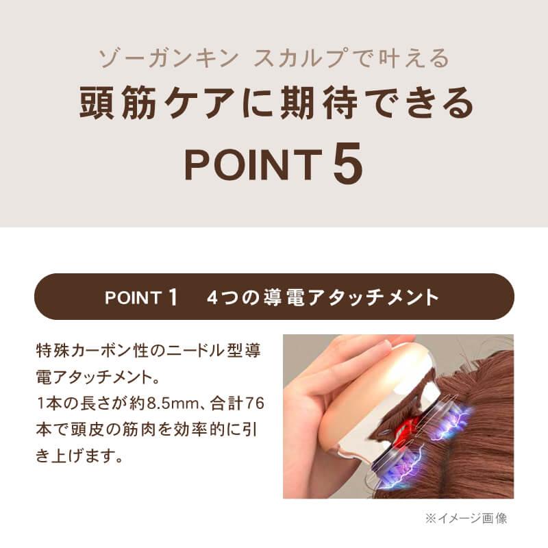 ゾーガンキンスカルプ EMS ヘッドスパ 頭皮 頭皮ケア 送料無料