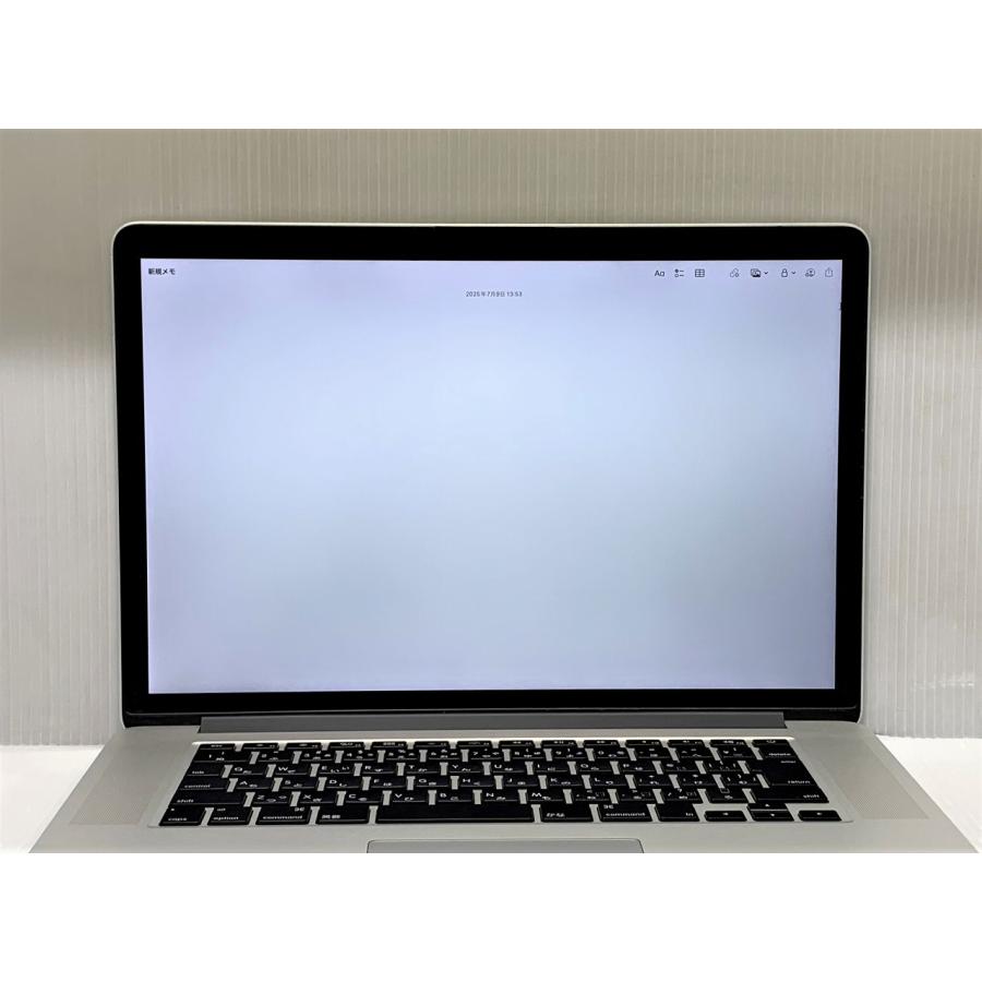 MacBook Pro 中古 Apple 15inch Mid 2015 Corei7-2.2GHz/16GB-MEM