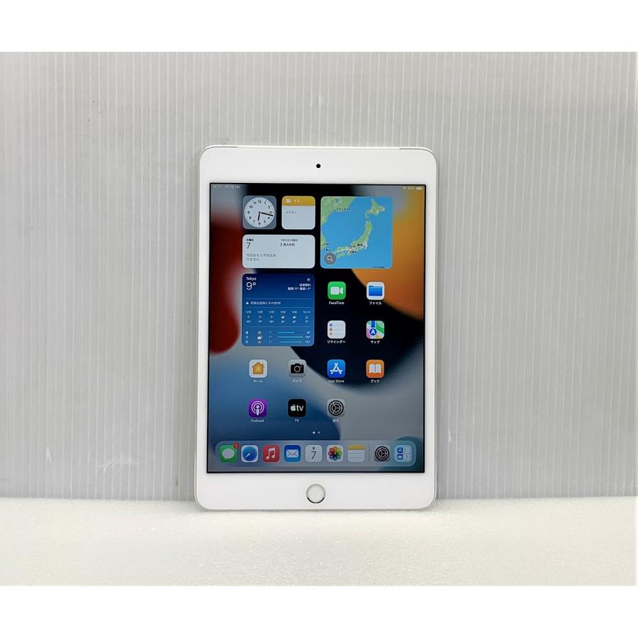 iPad mini 中古 Apple mini4 Wi-Fi + Cellular 16GB シルバー MK702J/A