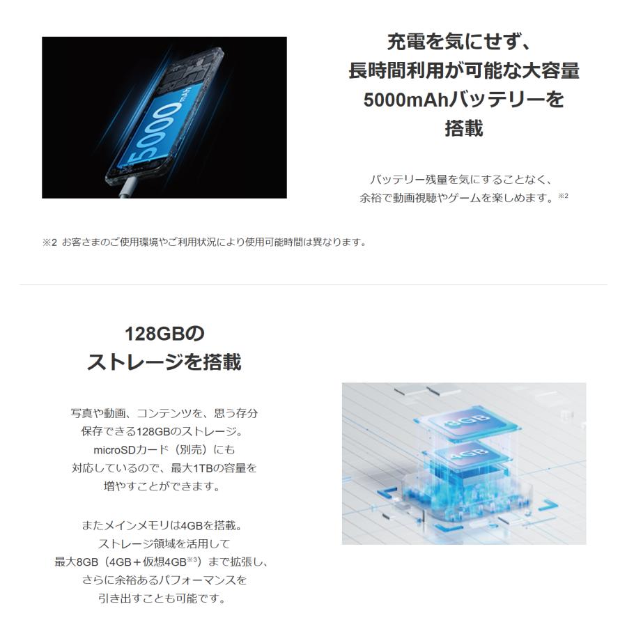 Redmi SIMフリー 12 5G A401XM ムーンライトホワイト [Moonlight Whte