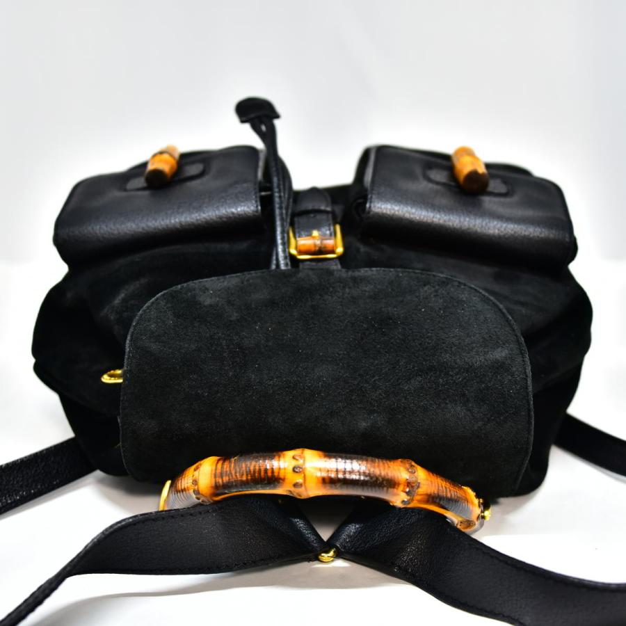 GUCCI（グッチ） 鑑定済 バンブーリュック バックパック バックスキン