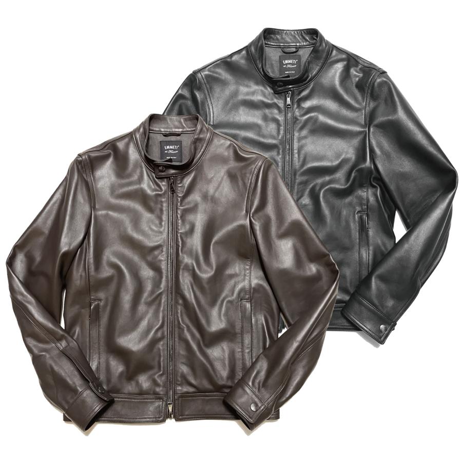 極美品】本場イタリア製 フィレンツェ購入 ラムレザー シングル