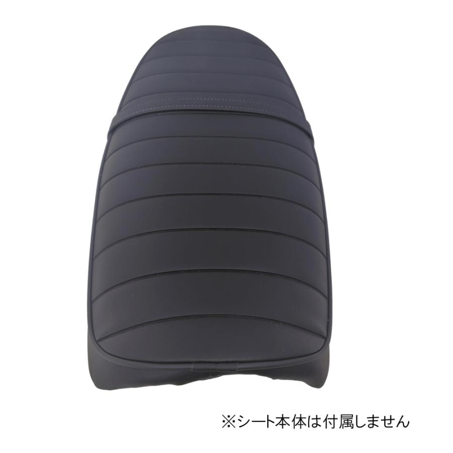 CL250 フラットシート P一周 タックロール 【黒】 カスタムシート