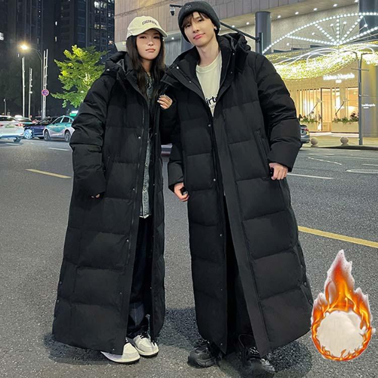 暖かい 足元までバッチリ防寒 超ロングコート メンズ 保温性抜群 防寒