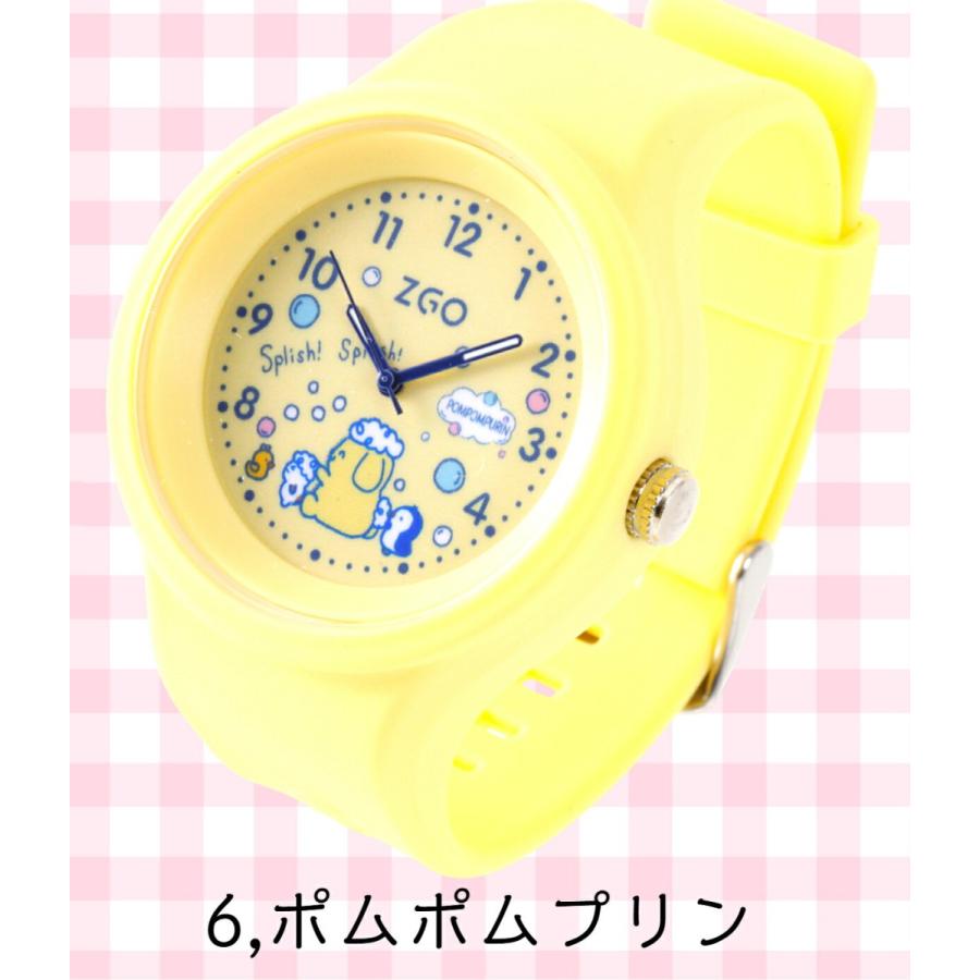 sanrio（サンリオ） x ZGO コラボ シリコン アナログ腕時計 3ATM 生活