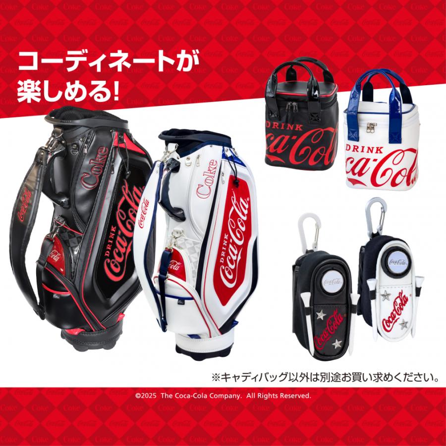 Coca Cola（コカコーラ） キャディバッグ 9型 CC-0B1004CB メンズ