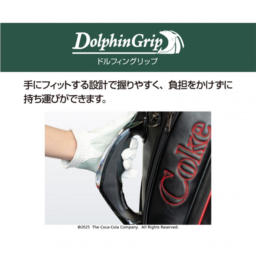 Coca Cola（コカコーラ） キャディバッグ 9型 CC-0B1004CB メンズ