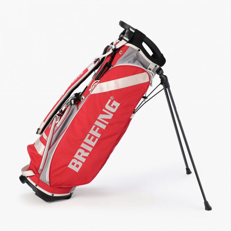 BRIEFING スタンド式ゴルフバッグ RED BRIEFING スタンド式ゴルフ
