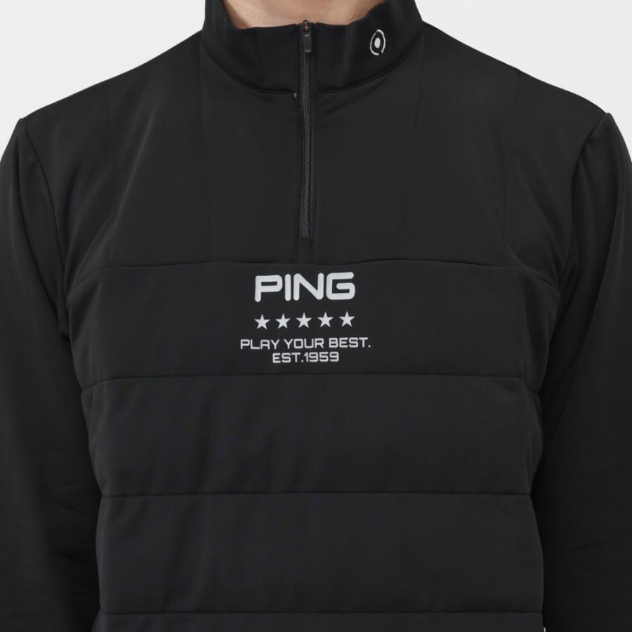 PING（ピン） ゴルフウェア 長袖シャツ 秋 冬 24FWエアーフレイク長袖