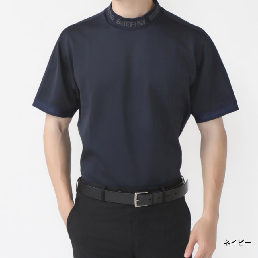 ブリーフィング ゴルフウェア 半袖シャツ 春 夏 CE MS LOGO RIB MOCK