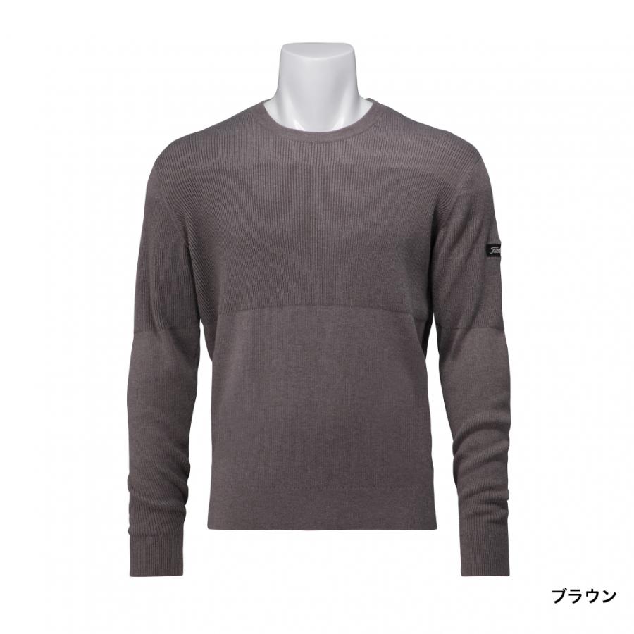 Titleist（タイトリスト） ゴルフウェア 長袖セーター 秋 冬 リブ