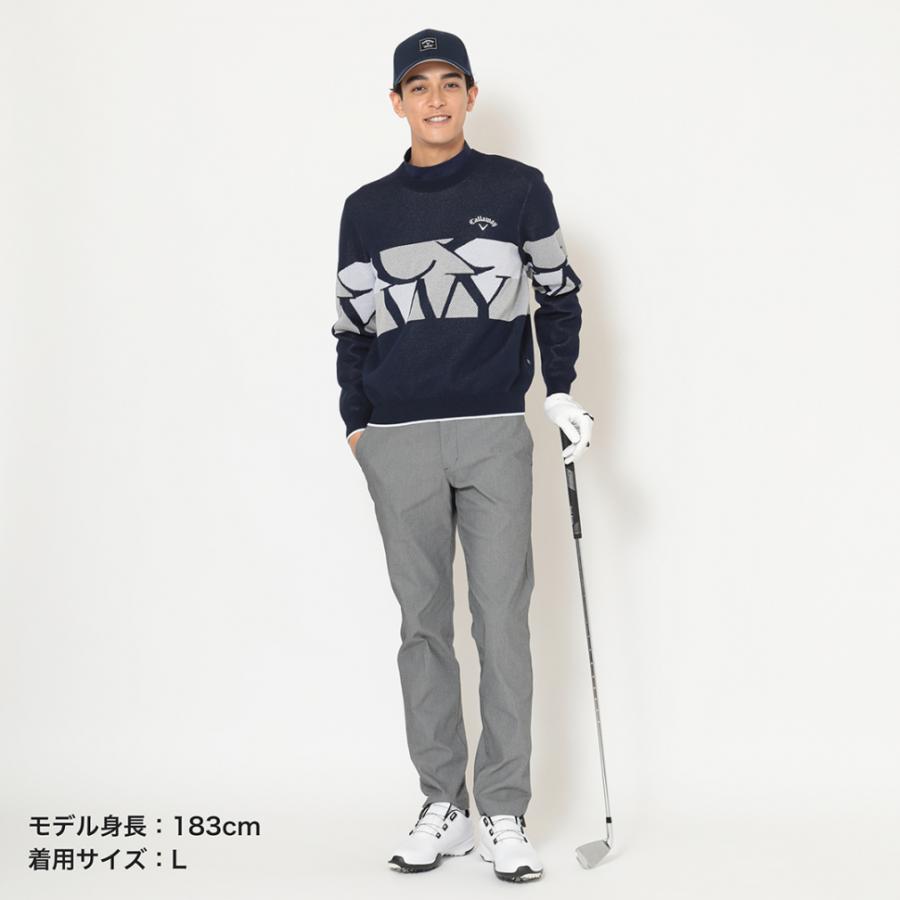 Callaway（キャロウェイ） ゴルフウェア 長袖セーター 秋 冬 ロゴジャ