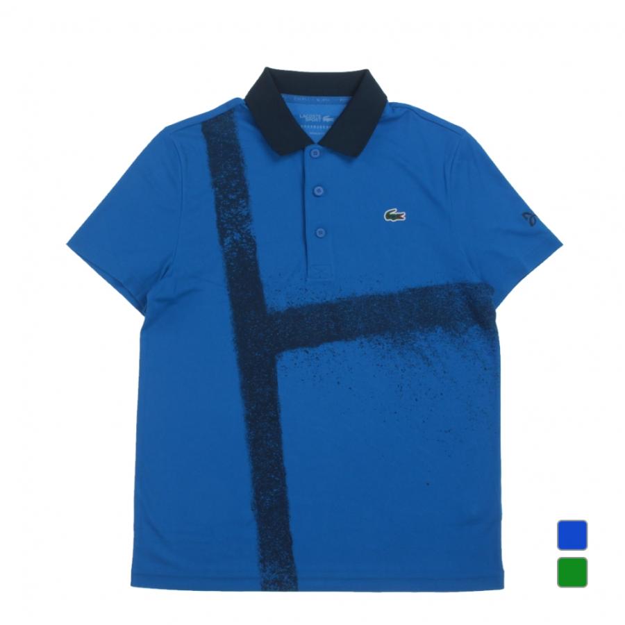 ラコステ メンズ テニス 半袖ポロシャツ 『ジョコビッチ』コートライン