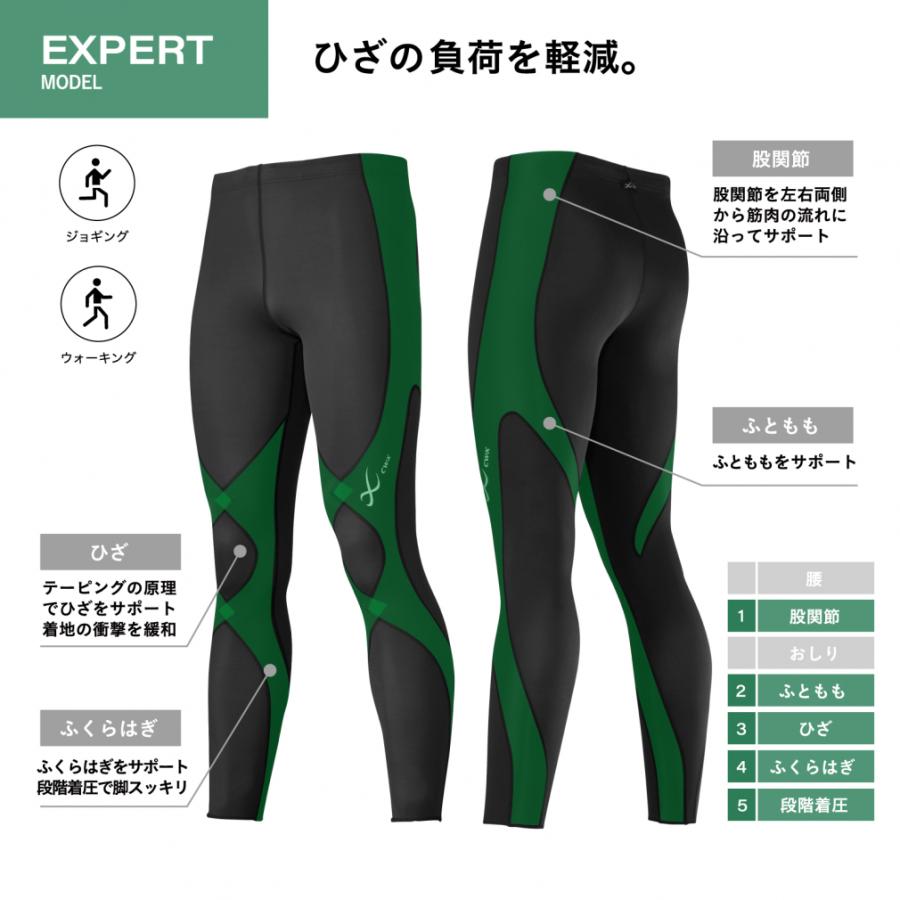 CW-X ワコール メンズ コンプレッションロングタイツ/スパッツ