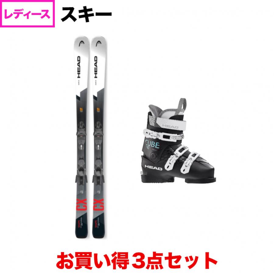 HEAD（ヘッド） Shape CX bk/rd ＆ HEAD CUBE3 60 W 板＋ビンディング