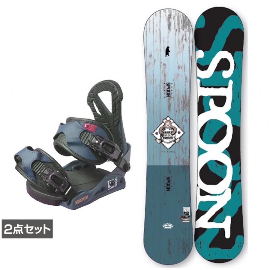 スプーン NATURE BLUE ＆ EQUIP BINDING NAVY 板＋ビンディングセット