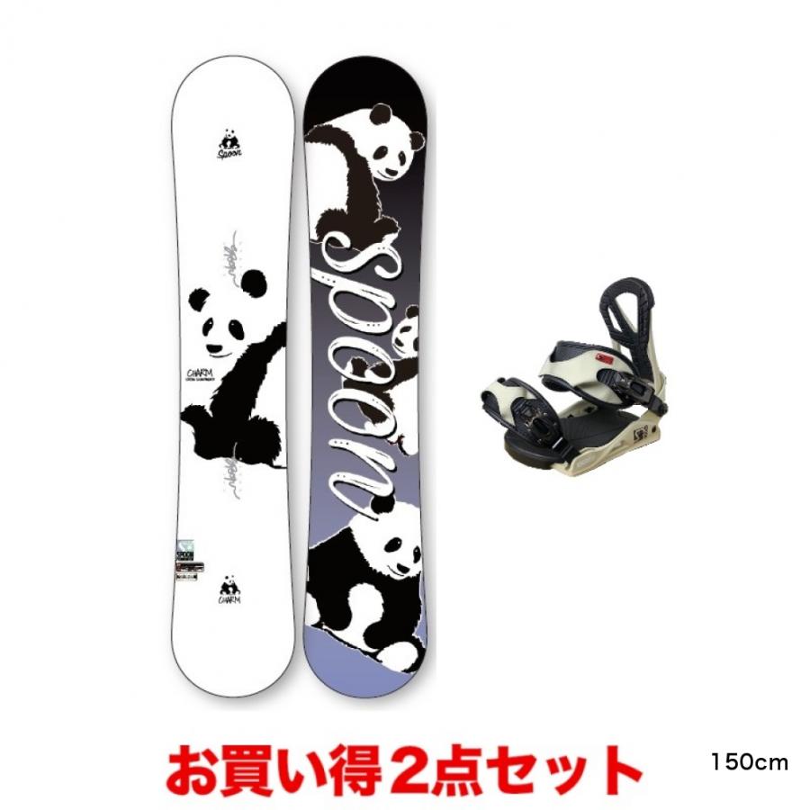 スプーン CHARM WHT ＆ EQUIP BINDING IVORY 板＋ビンディングセット